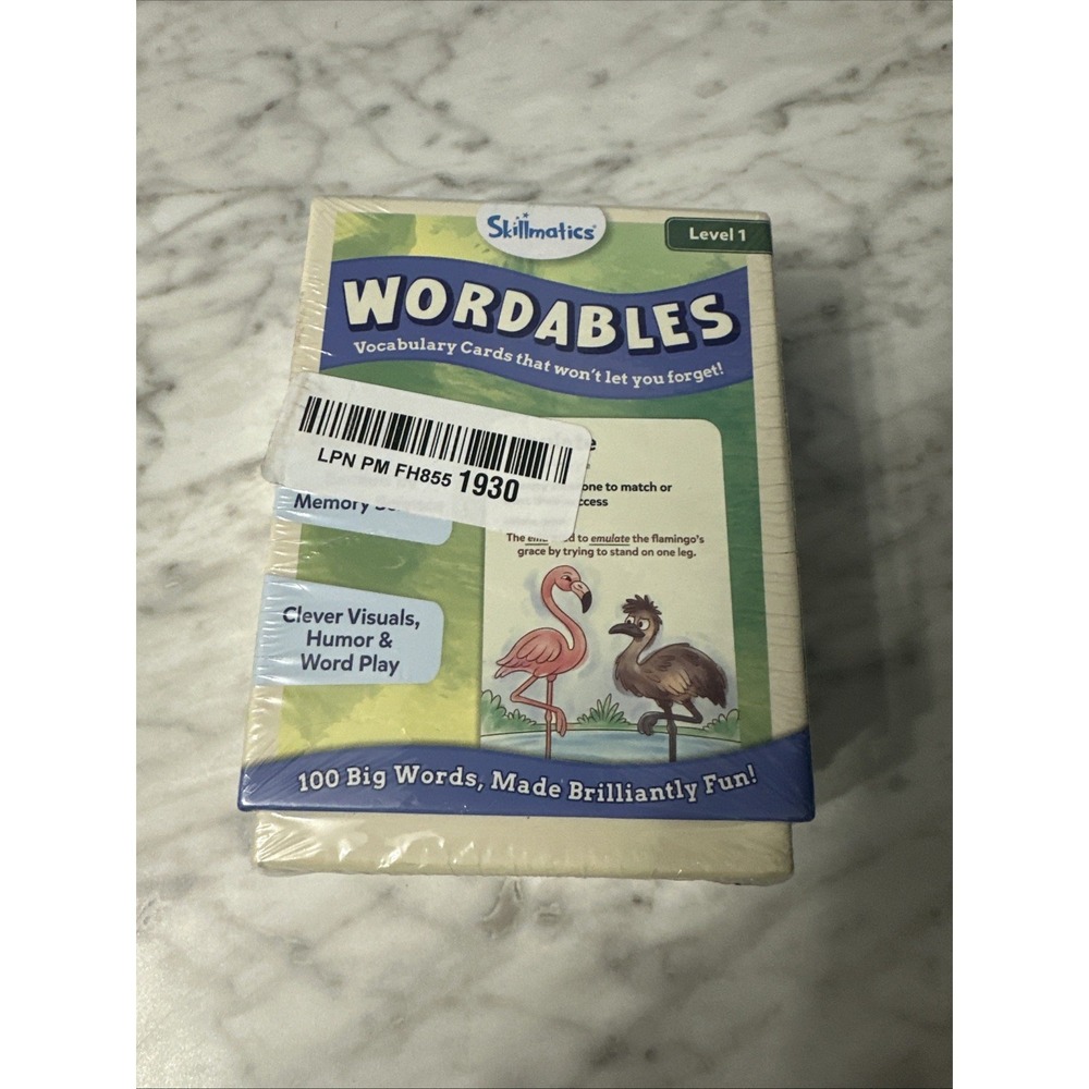 Skillmatics Vocabulary Flash Cards for Kids‎ - Learn 100 Words with Wordplay